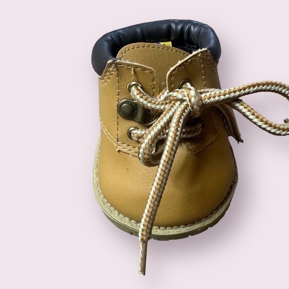 Build-A-Bear Tan Timberland Style Pair Of Boots BAB Accessories Toys Like New - Picture 3 of 8